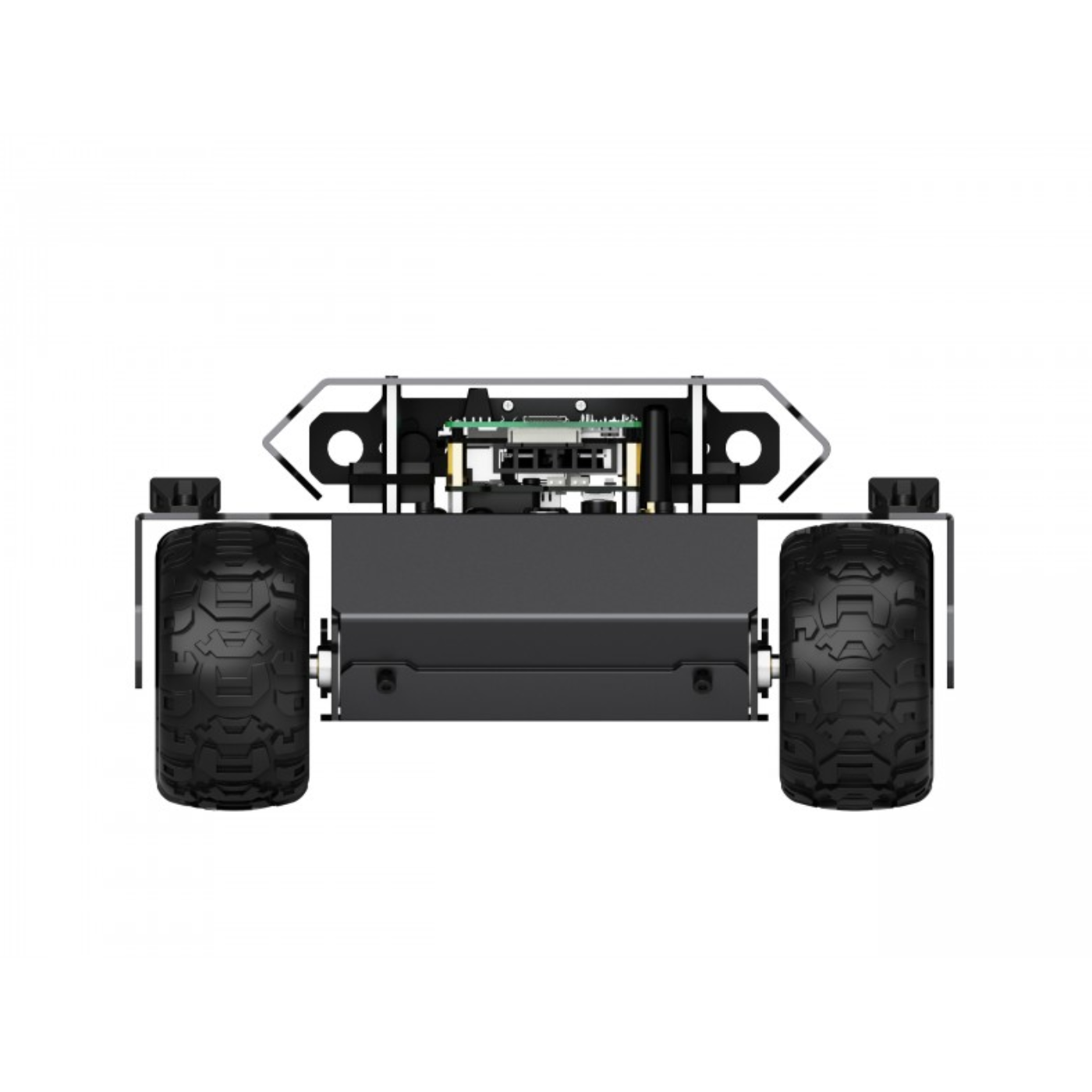 UGV Rover Open-source 6 Wheels 4WD AI Robot Chassis Kit Suitable for Raspberry Pi 4B/5 - PI4B