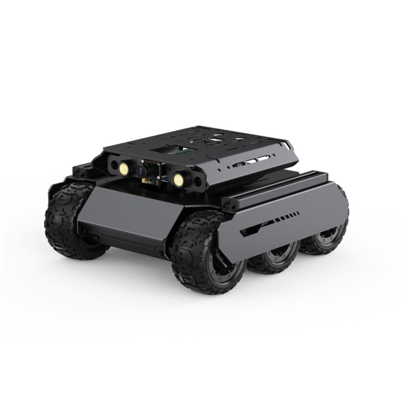 UGV Rover Open-source 6 Wheels 4WD AI Robot Chassis Kit Suitable for Raspberry Pi 4B/5 - PI4B