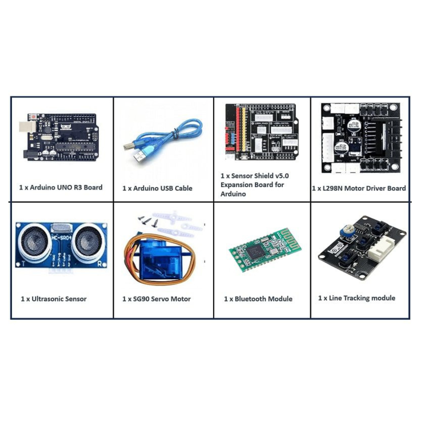 DIY Uno Project Smart Robot Car Kit V 3.0