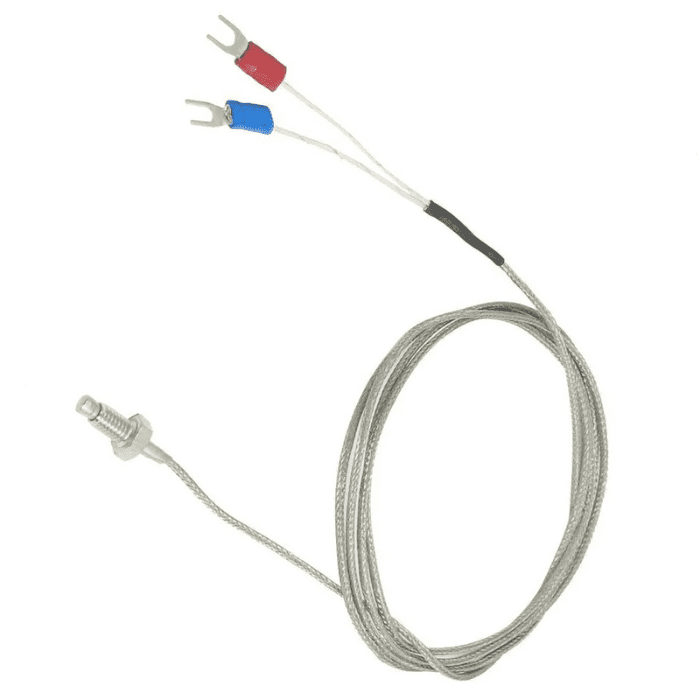 PT100 M6 Screw Probe Thermocouple Temperature Sensor (1 Meter)