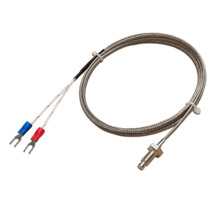 PT100 M6 Screw Probe Thermocouple Temperature Sensor (1 Meter)