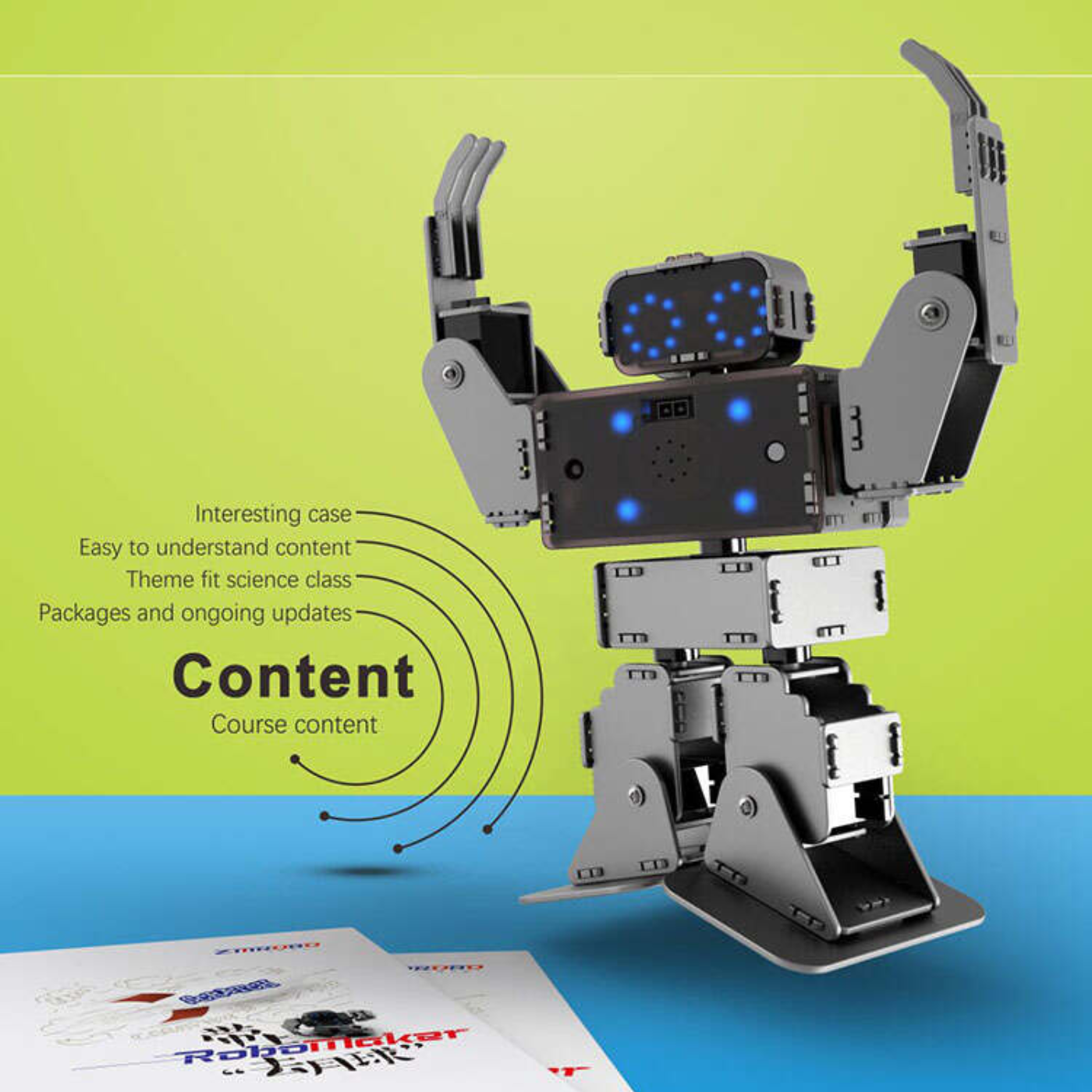 RoboMaker JMC-SV-1707 10 DOF Humanoid Robot Kit