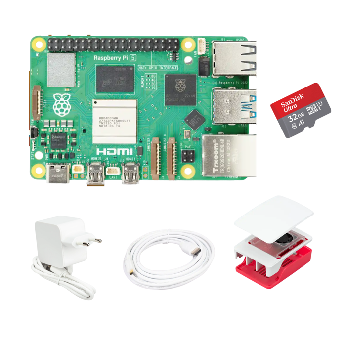 Raspberry Pi 5 8GB Starter Kit - Official Complete Bundle