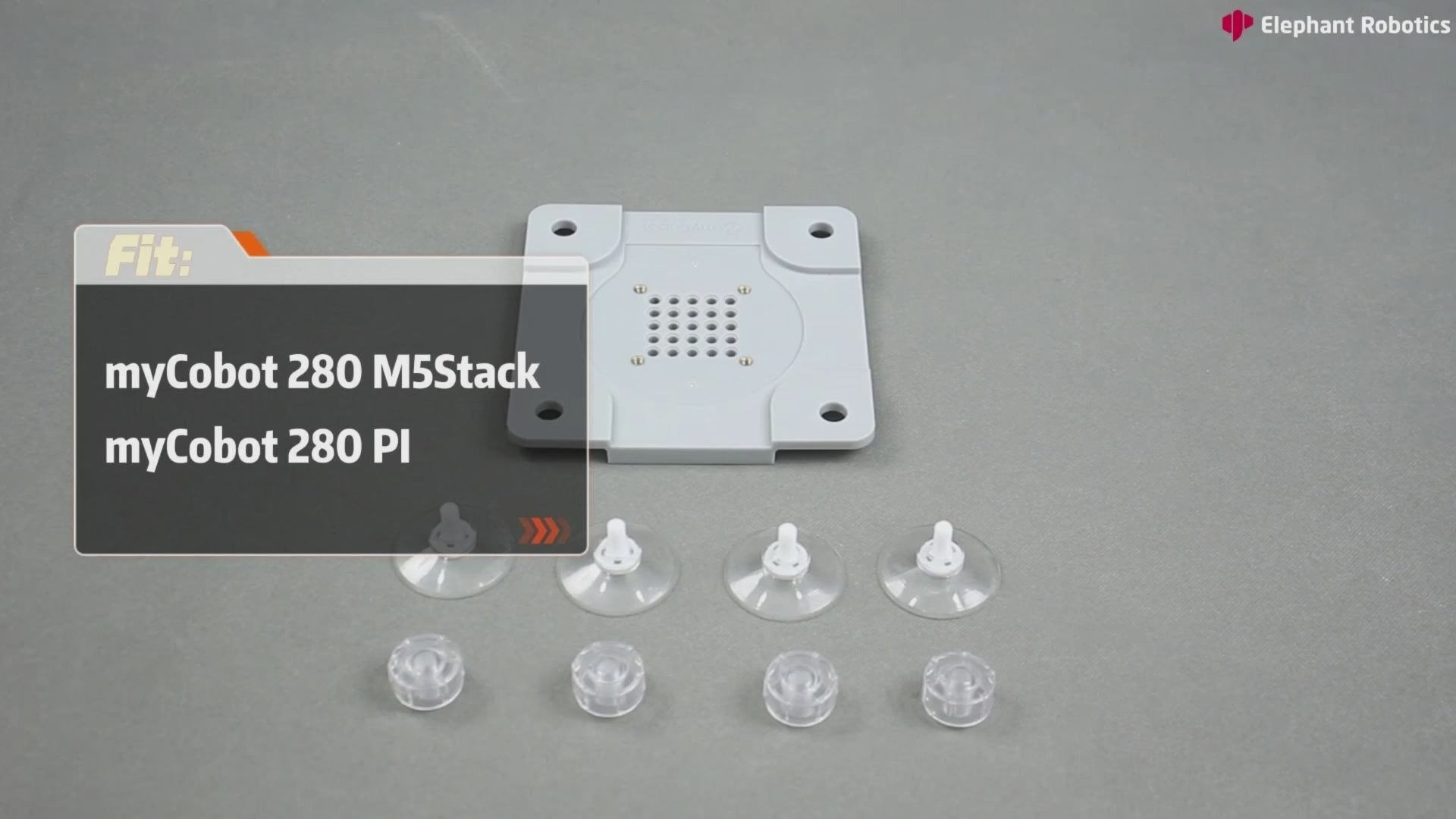 Elephant Robotics Flat Base for MyCobot 280 Pi & 280 M5