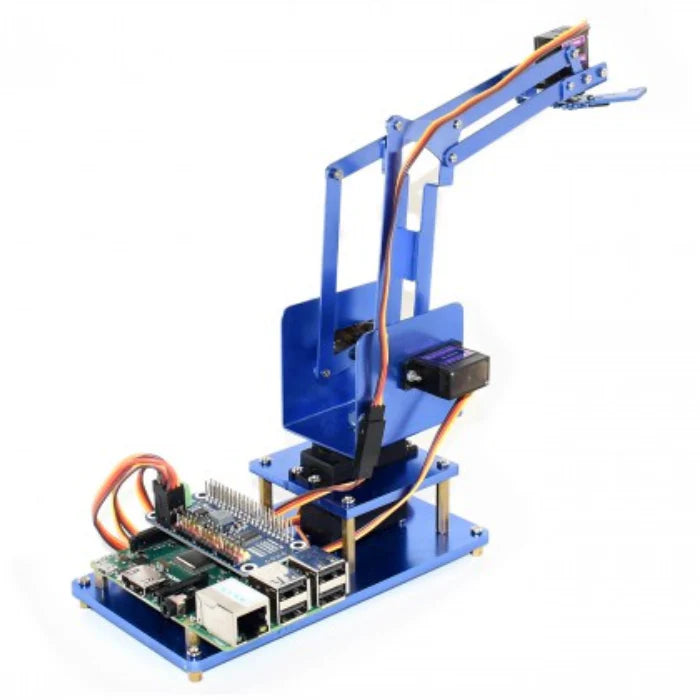 Waveshare 4-DOF Metal Robot Arm Kit for Raspberry Pi - Bluetooth/Wi-Fi Control