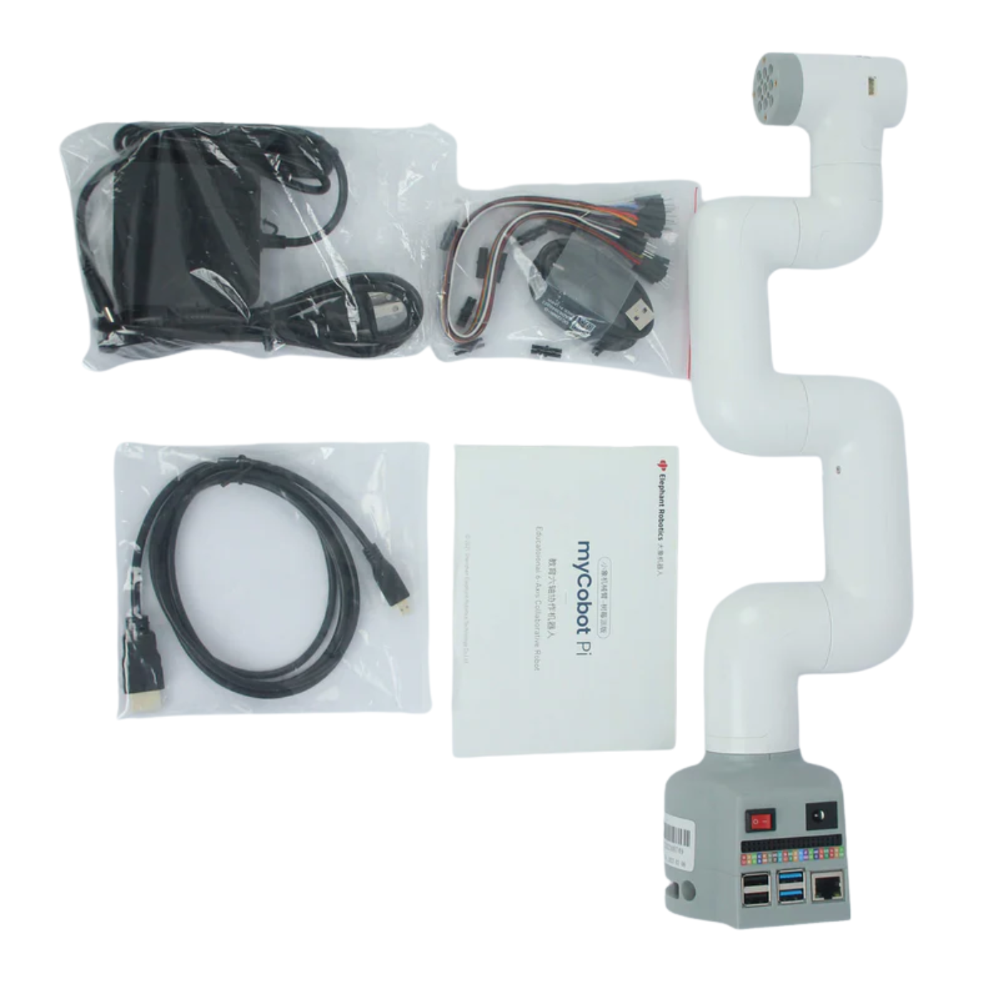 Elephant Robotics MyCobot 280 6 DOF Collaborative Robotic Arm - Raspberry Pi 2023 Version