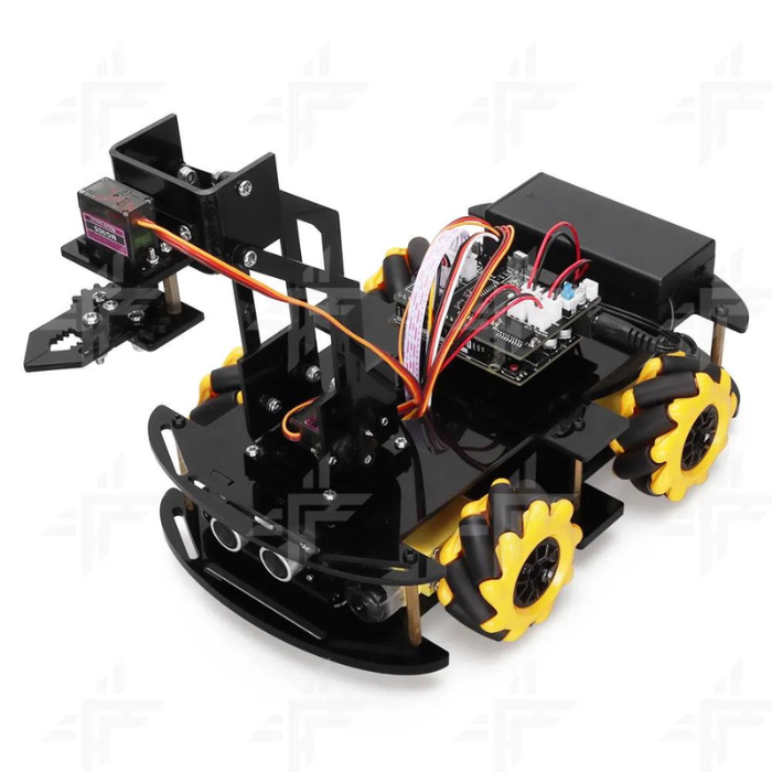 Smart 4WD Robot Arm Car Kit for Arduino Programming