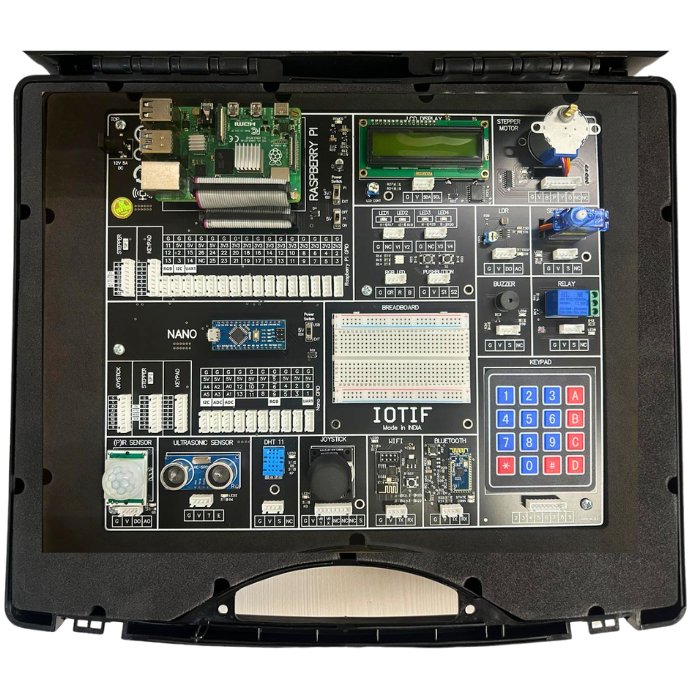 IOTIF - IOT Trainer Kit with Pi 4B 1GB Electronics - Buy for Engineering Labs