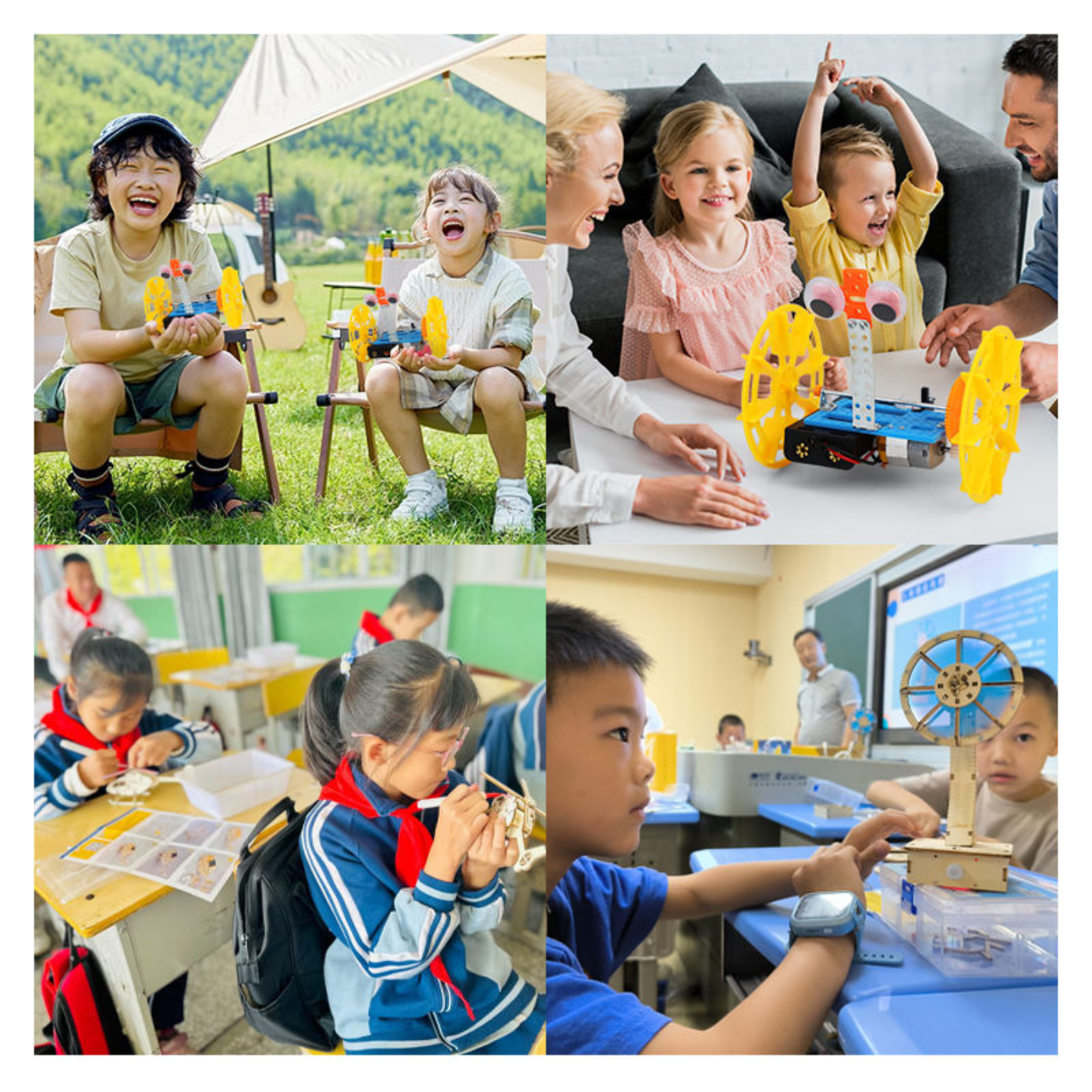 Pludo Two-Wheel Robotic Car – Balance & Motion Learning DIY Kit for Kids Ages 3–8 | Preschool to Grade 2