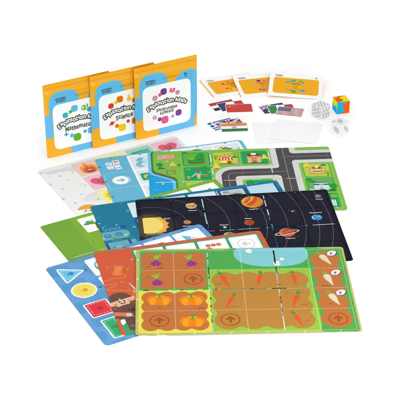MatataStudio Exploration Maps for Tale-Bot & Coding Set Series