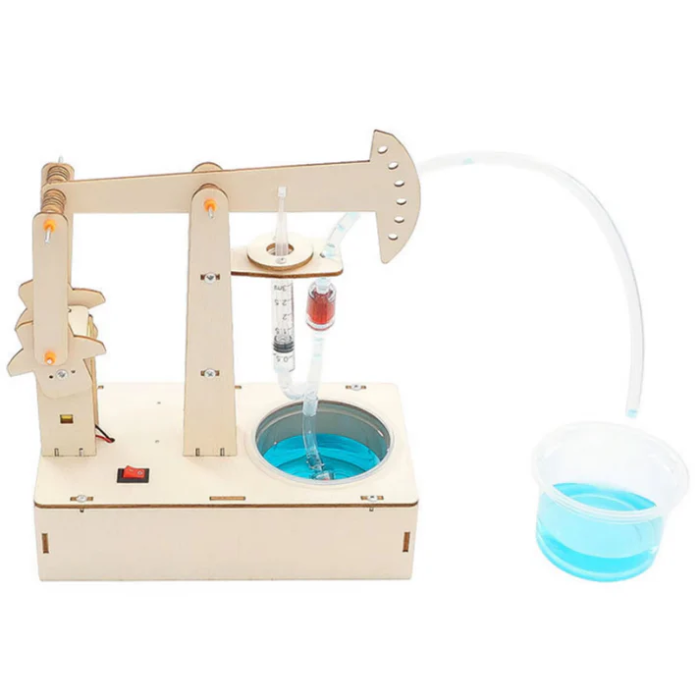 DIY Wooden Oil Pump Educational Stem Kit Toy
