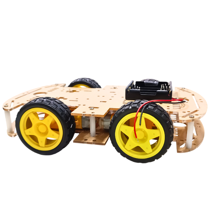 4WD Four Wheel Drive Kit - A Smart Robot Car with Acrylic Chassis