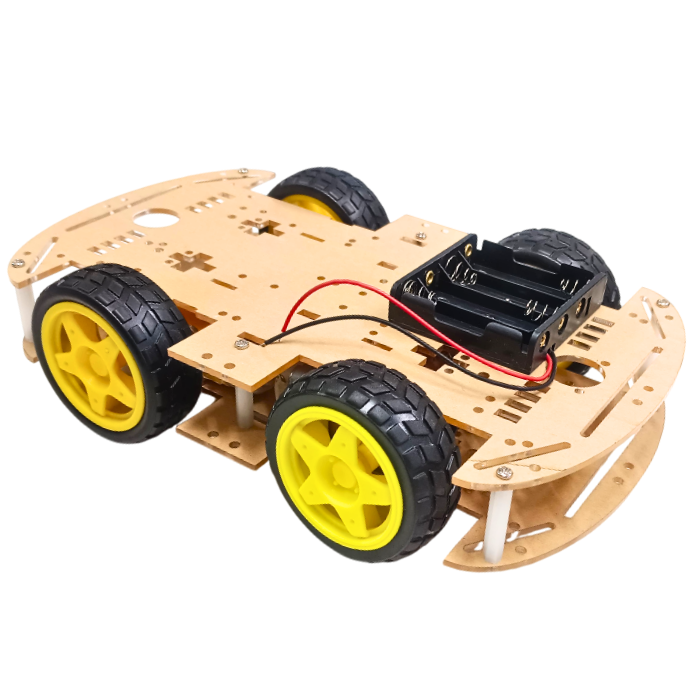 4WD Four Wheel Drive Kit - A Smart Robot Car with Acrylic Chassis