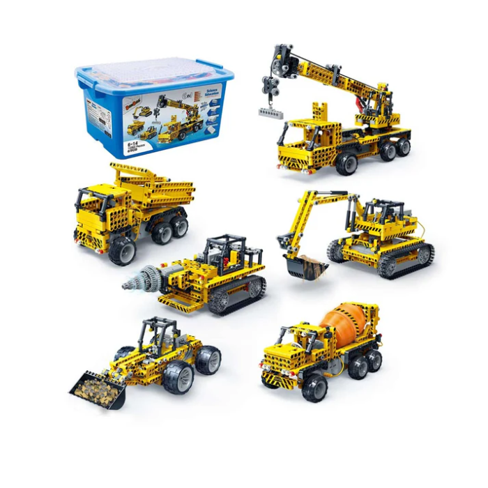 BanBao 6 in 1 Infrared Remote Control Building Blocks - Stem Robotic Kit for Kids