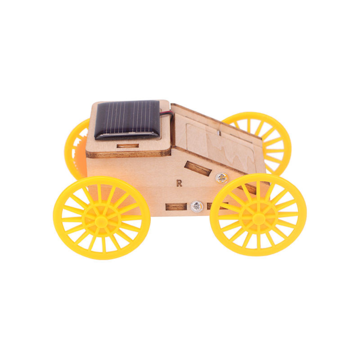 Pludo Solar Racer Science Toy DIY Kit – Build a Wooden Solar Car for Ages 8–11 | Grade 3–5