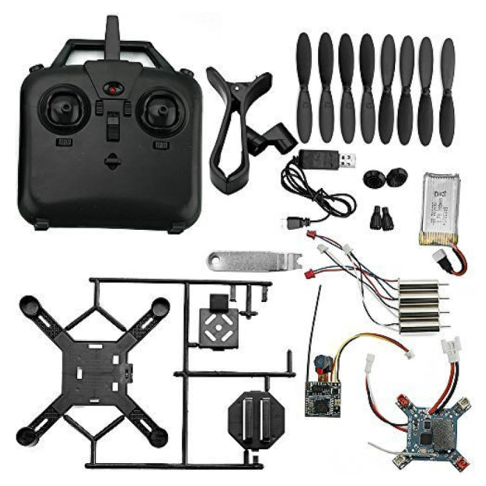 DIY Drone Kit With Manual (Camera Not Included)