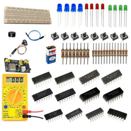 Iotcart SES-P-842 Intermediate Digital Electronics Kit - 5V Logic Gates for DIY Projects