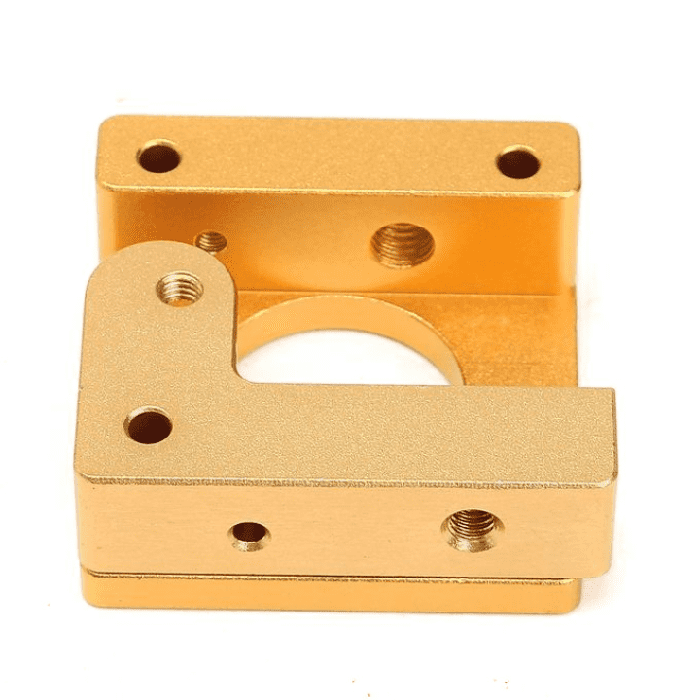 Short Handle MK8 Extruder Aluminum Alloy Block for 3D Printer - Right Short