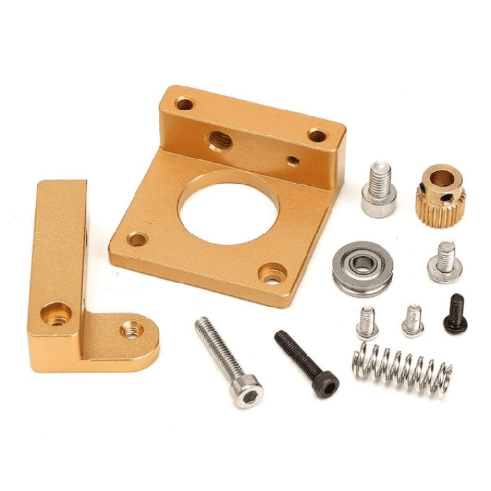 Short Handle MK8 Extruder Aluminum Alloy Block for 3D Printer - Right Short