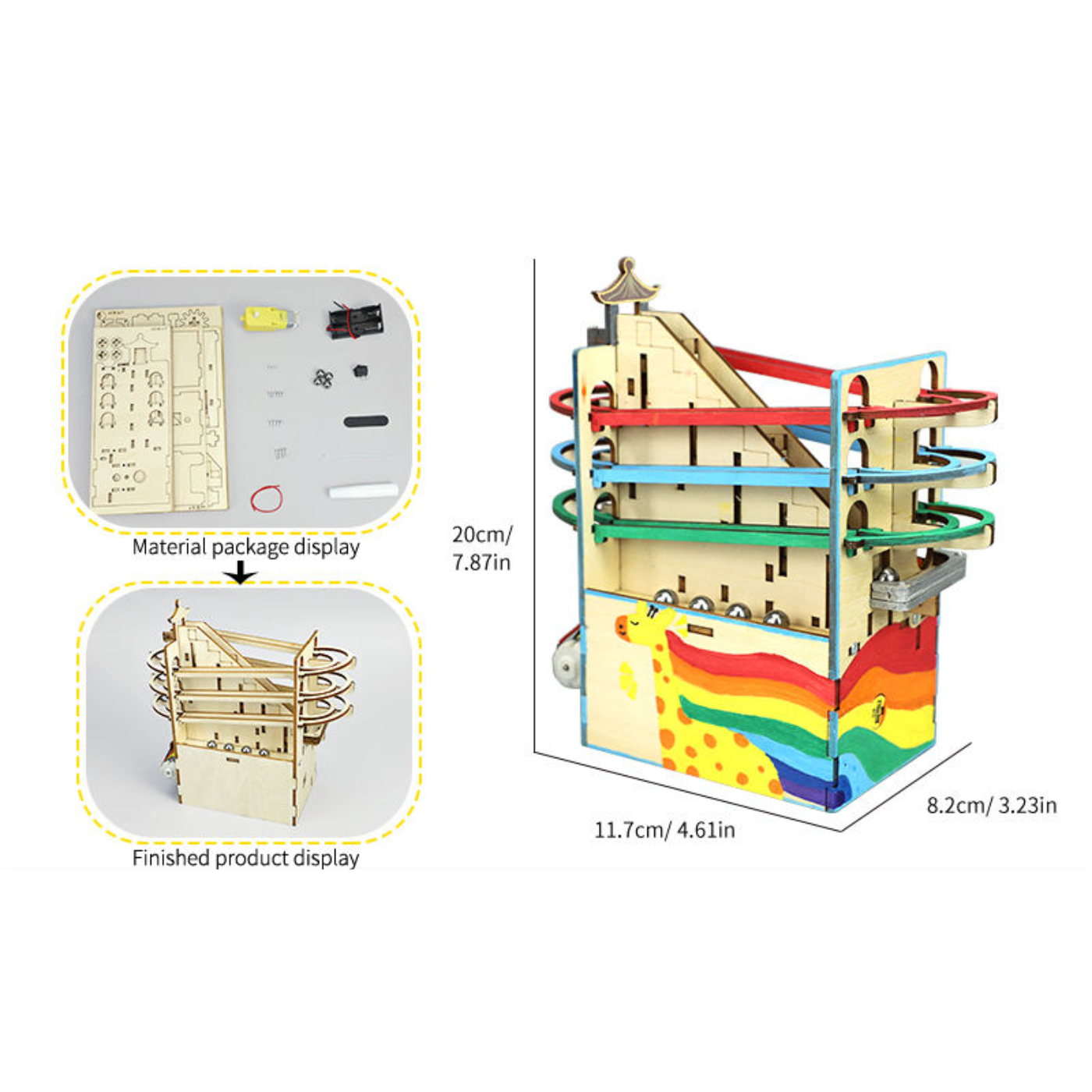 Pludo STEM Kit Orbit Ball – DIY Educational Toy for Kids 11–14 | Grade 6–8 Gravitational Energy STEM Kit