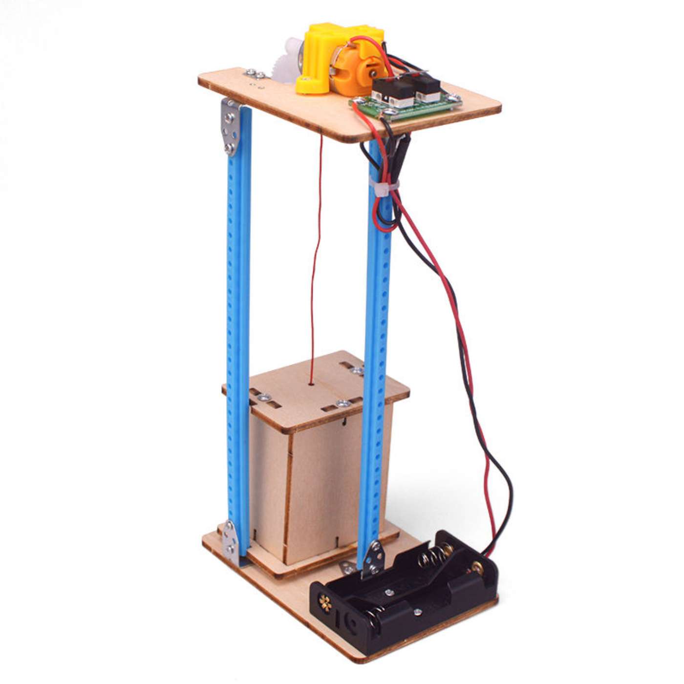 Pludo DIY Science Experiment Kit – Pulley Power Lift Model for Grades 6–8 (Ages 11–14) | Educational STEM Physics Kit