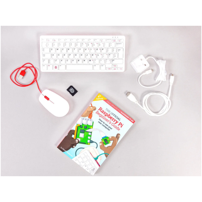 Raspberry Pi 400 Official Computer Kit with 4GB RAM - Complete Desktop PC for Education & Development
