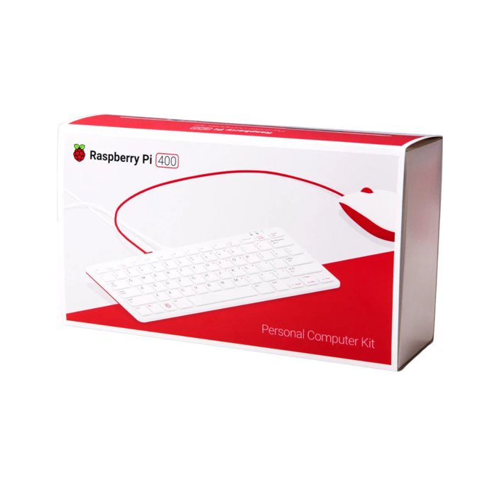 Raspberry Pi 400 Official Computer Kit with 4GB RAM - Complete Desktop PC for Education & Development