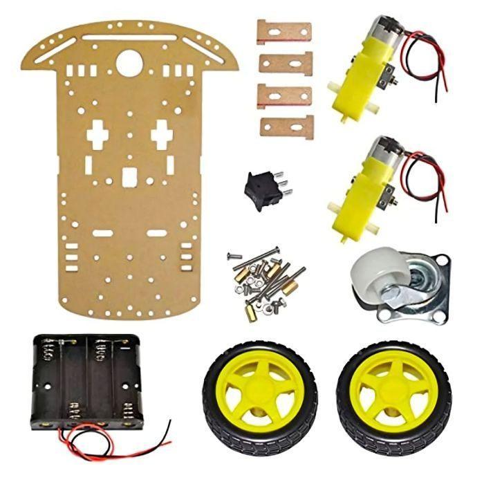 Arduino UNO DIY Line Follower Kit - Robotics Project for Beginners