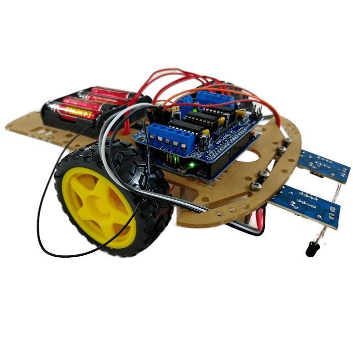 Arduino UNO DIY Line Follower Kit - Robotics Project for Beginners