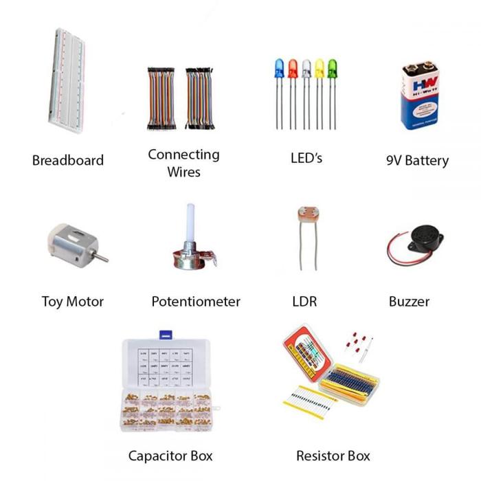 Iotcart Arduino UNO 21-in-1 Starter Kit - Electronics Kit for Beginners