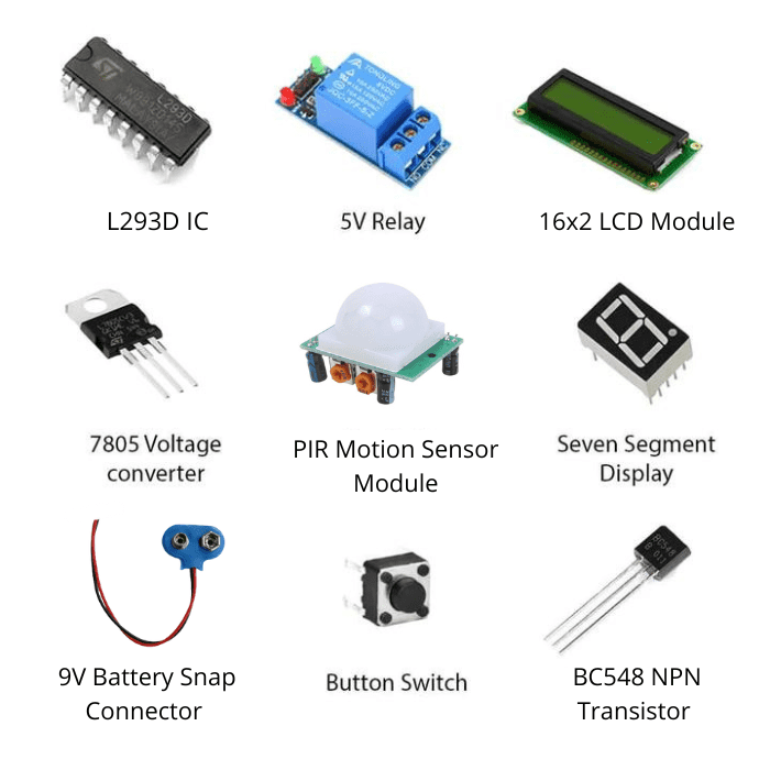 Iotcart Arduino UNO 21-in-1 Starter Kit - Electronics Kit for Beginners