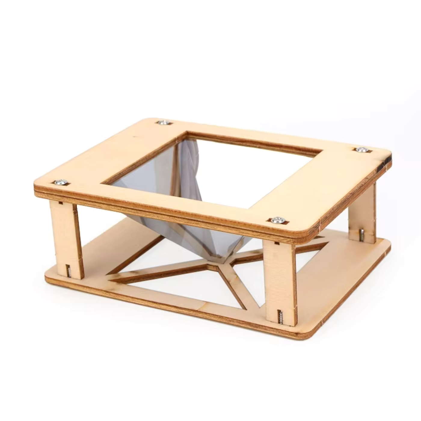 Pludo STEM Kit Light & Refraction – DIY Science Toy for Kids 14–16 | Grade 9–10 Hologram Projector Model