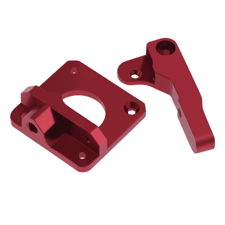 Extruder Kit Right Side Upgraded Red MK8 All Metal Bowden for 1.75mm Filament