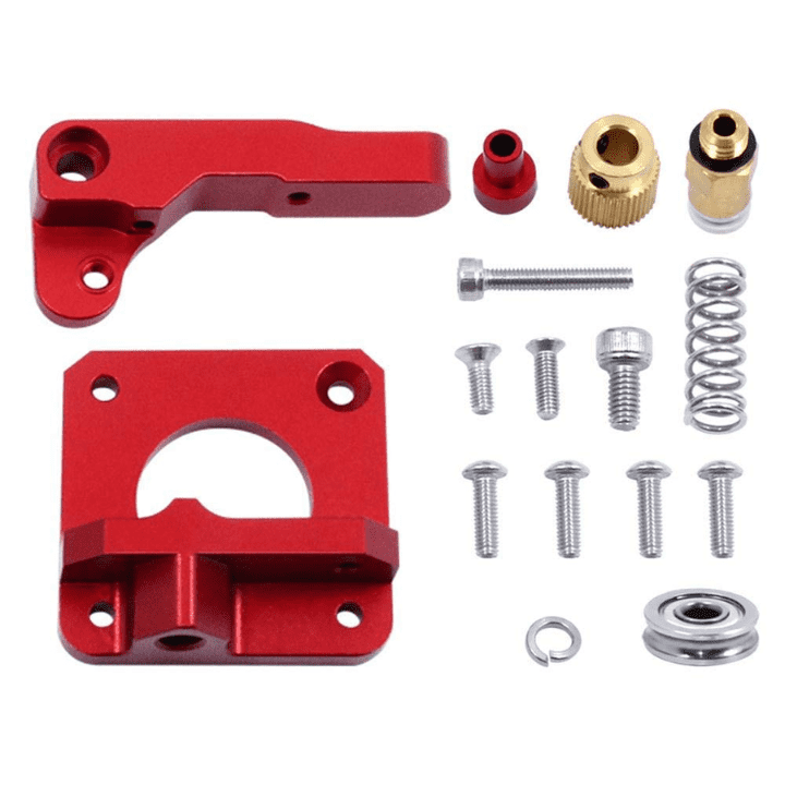 Extruder Kit Right Side Upgraded Red MK8 All Metal Bowden for 1.75mm Filament