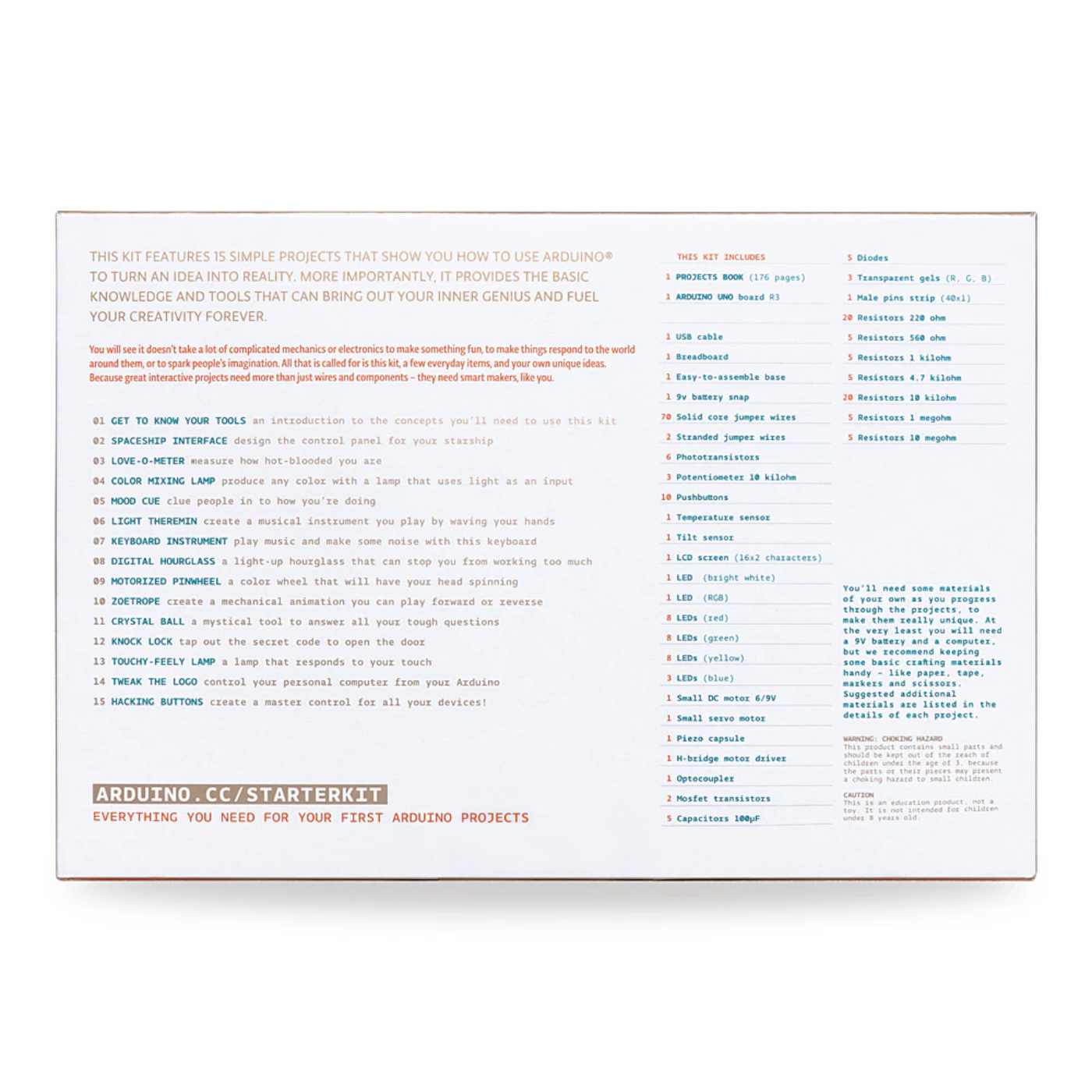 Official Arduino Starter Kit K000007