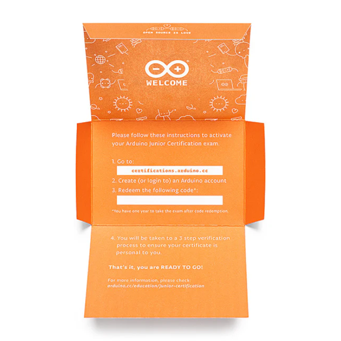 Official Arduino Student Kit Junior Certification with Arduino Uno AKX00043