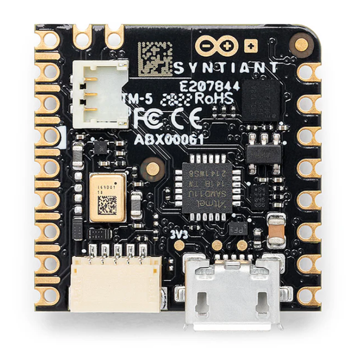 Official Arduino Nicla Voice ABX00061 22.86mm Edge AI Board - Voice Recognition & BLE