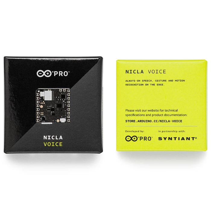 Official Arduino Nicla Voice ABX00061 22.86mm Edge AI Board - Voice Recognition & BLE