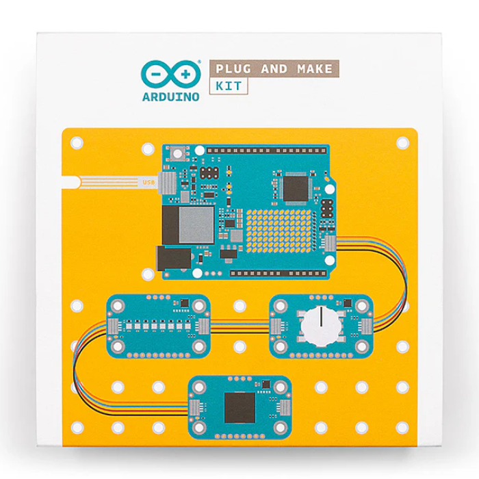 Official Arduino Plug and Make Kit with Arduino Uno R4 wifi