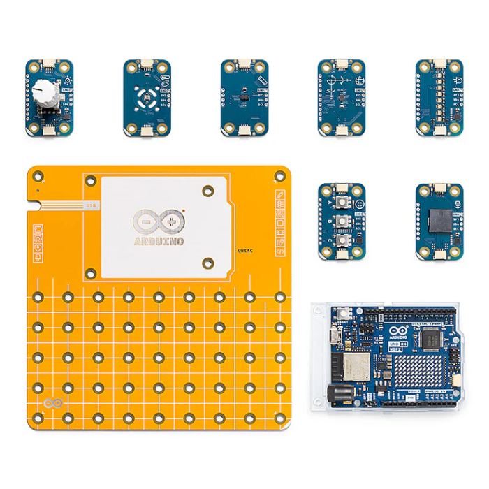 Official Arduino Plug and Make Kit with Arduino Uno R4 wifi