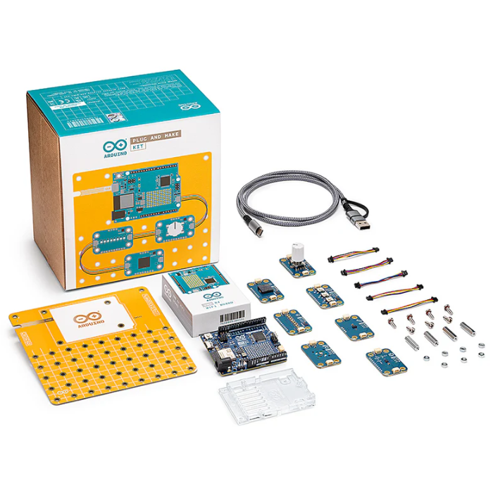 Official Arduino Plug and Make Kit with Arduino Uno R4 wifi