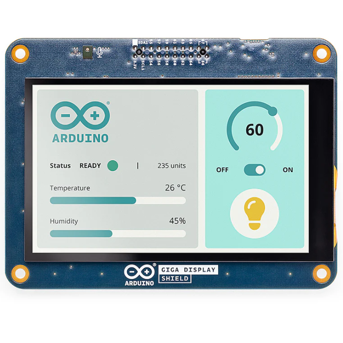 Official 3.97-inch Arduino GIGA Touchscreen Display Shield 480x800 - ASX00039