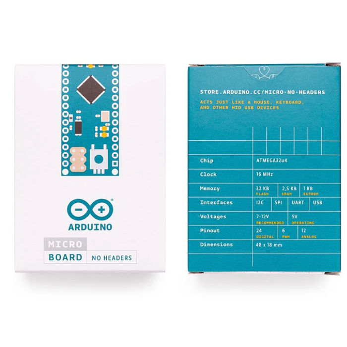 Original Arduino Micro without Headers - A000093