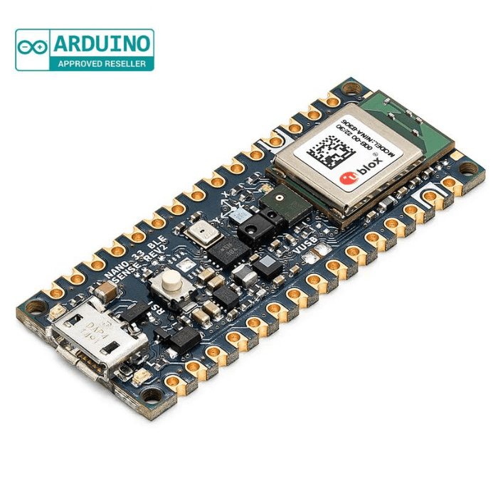Arduino Nano 33 BLE Sense Rev2 ABX00070 9-Axis IMU Board - AI & IoT Development