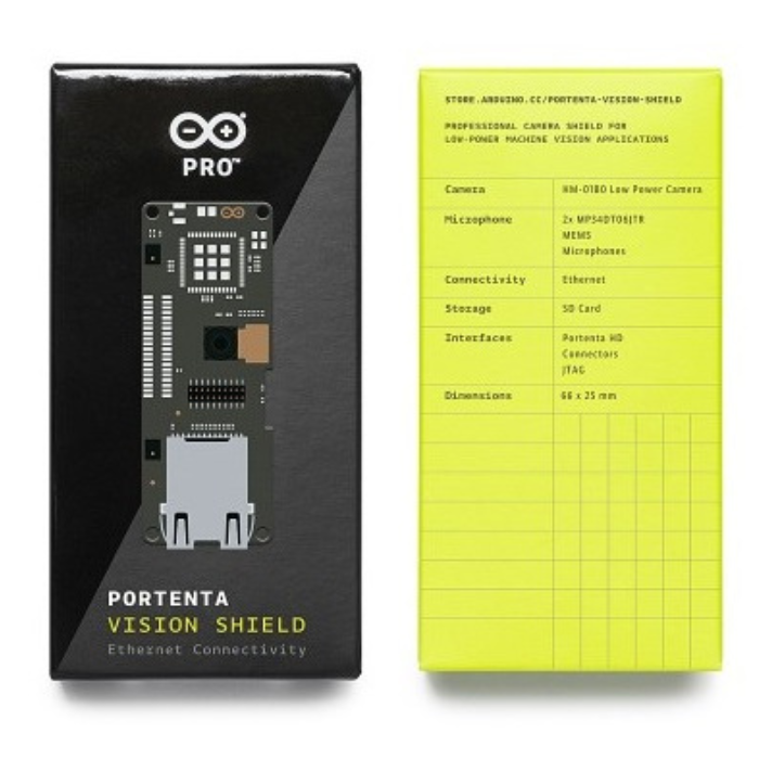 Arduino ASX00021 Portenta Vision Shield with Ethernet & Camera - IoT & AI Development