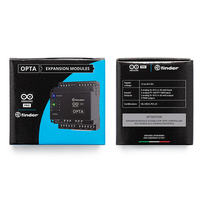 Official Arduino Pro Opta Ext A0602 AFX00007 - Industrial I/O Expansion Module