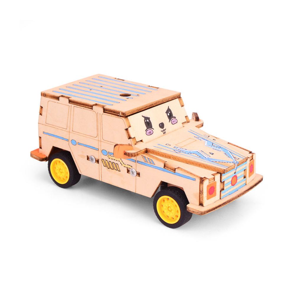 Pludo Clap Racer DIY Car Kit for Kids 8–11 | Grade 3–5 Voice-Controlled Robotic Car