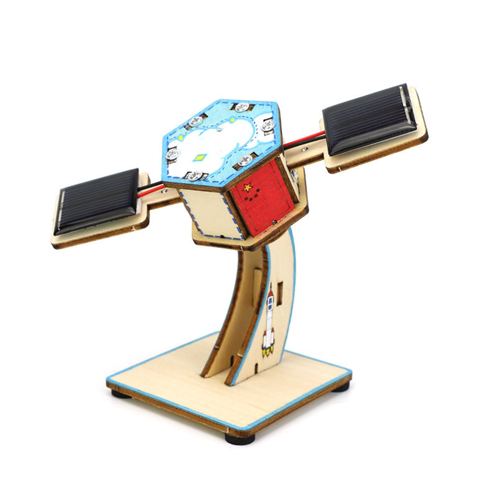 Pludo Mini Solar Satellite Educational Toy – Solar Energy learning STEM Kit | Age 11–14 | Grade 6 to 8