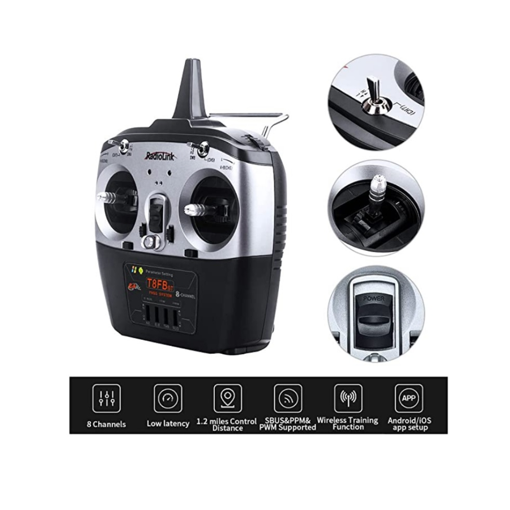 Radiolink T8FB 2.4GHz 8CH RC Transmitter with R8EF