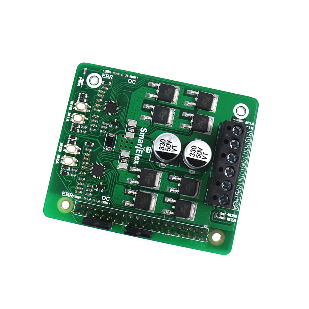 SmartElex 10D DC Motor Driver HAT for Raspberry Pi | PWM Driver HAT with PWM Speed Control